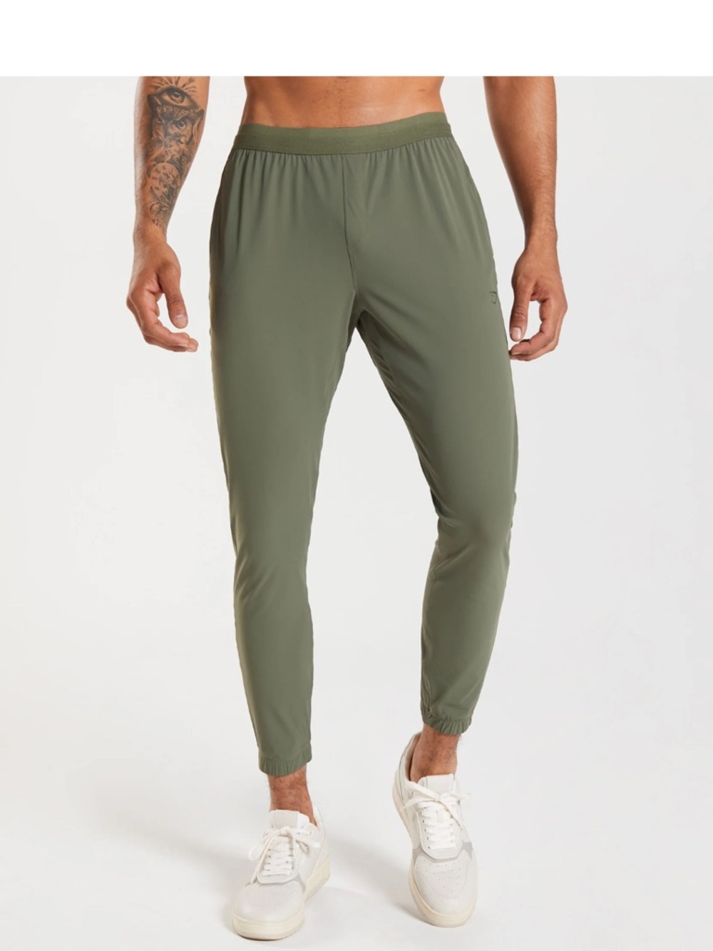 Rare New Studio Joggers Olive Green Men’s Large Gymshark
